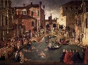 Gentile Bellini Miracle of the Cross at the Bridge of San Lorenzo oil painting